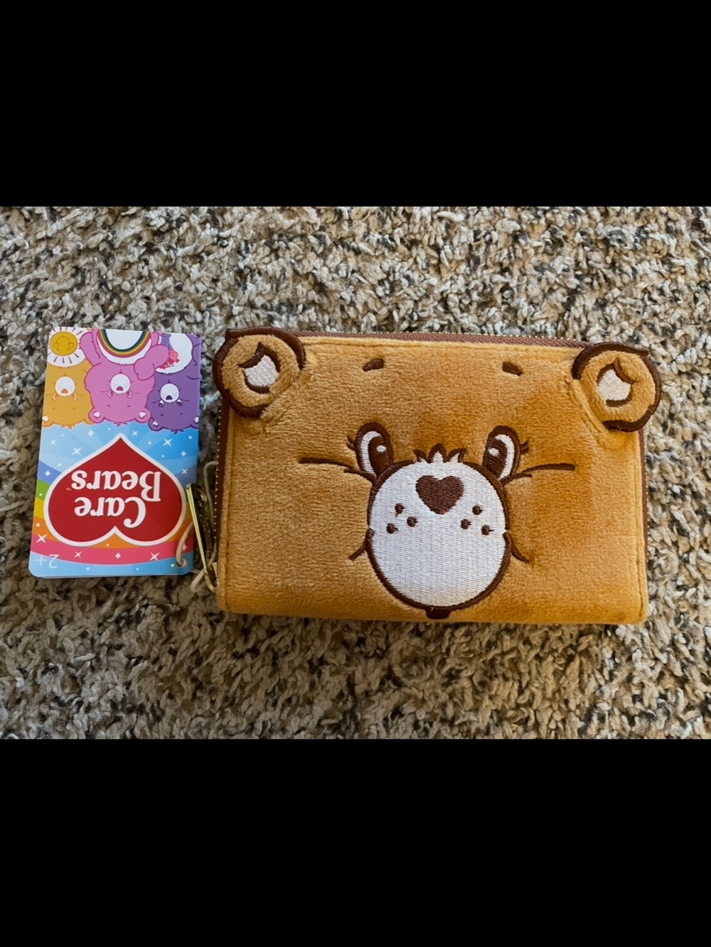 Care Bears Exclusive Tenderheart Bear Plush Cosplay Zip Around Wallet